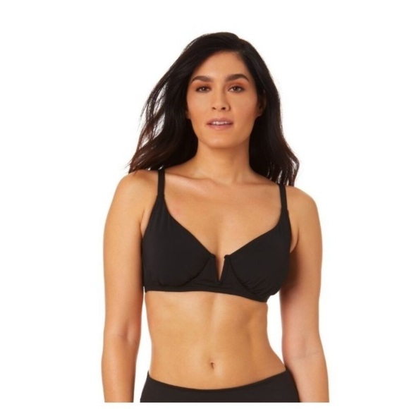 Anne Cole Ladies V-Wire Bikini Top XXL - Picture 3 of 6